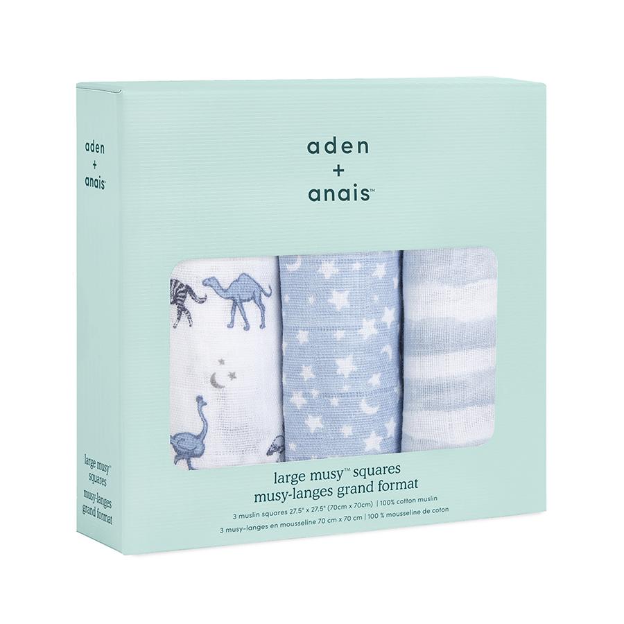 Muslin squares rising star 3-pack Muslin Aden + Anais