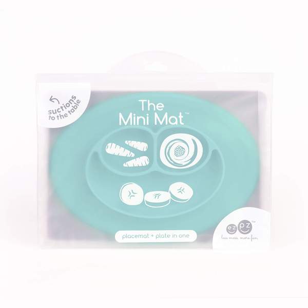 Mini mat aqua ezpz dinnerware ezpz