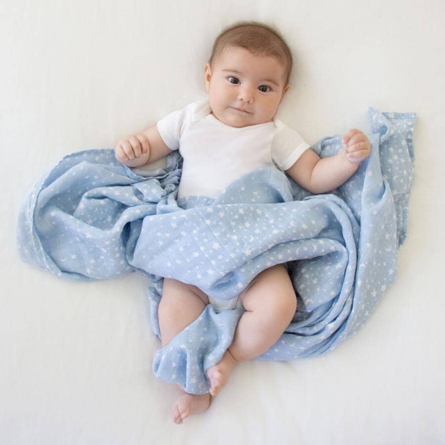 2 musselinas algodão rising star follow the stars 120 cm Muslin Aden + Anais