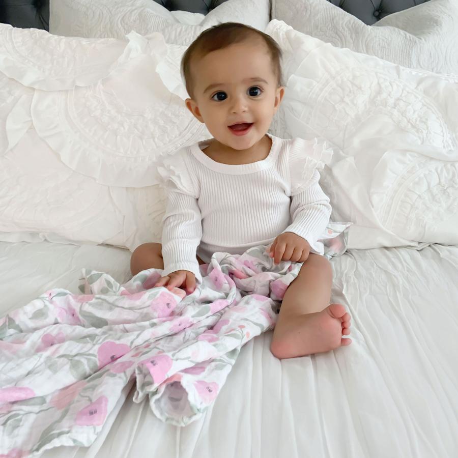 ma fleur swaddle muslins - 2 pack Muslin Aden + Anais