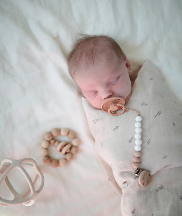 Muslin swaddle rocket mushie muslin mushie