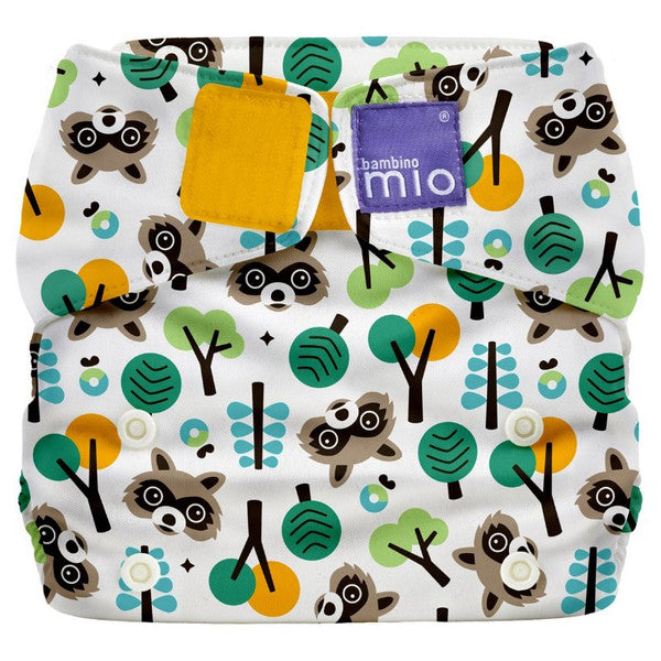 All-in-one reusable nappy raccoon Bambino Mio Nappy Bambino Mio