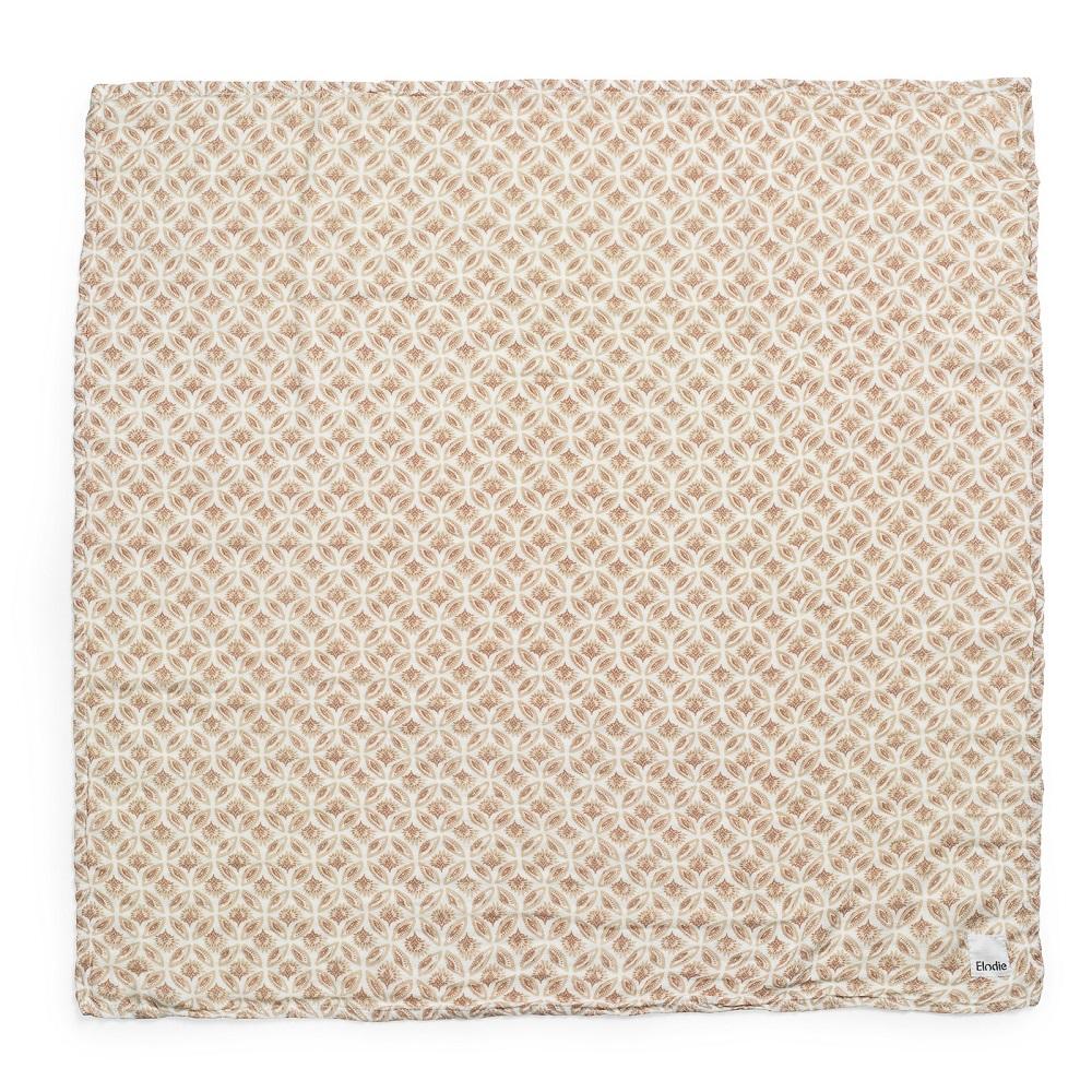 Bamboo muslin blanket - sweet date Muslin Elodie details