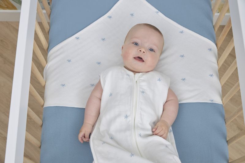 2 musselinas bambu Ibiza denim 70 x 70 cm Muslin Meyco