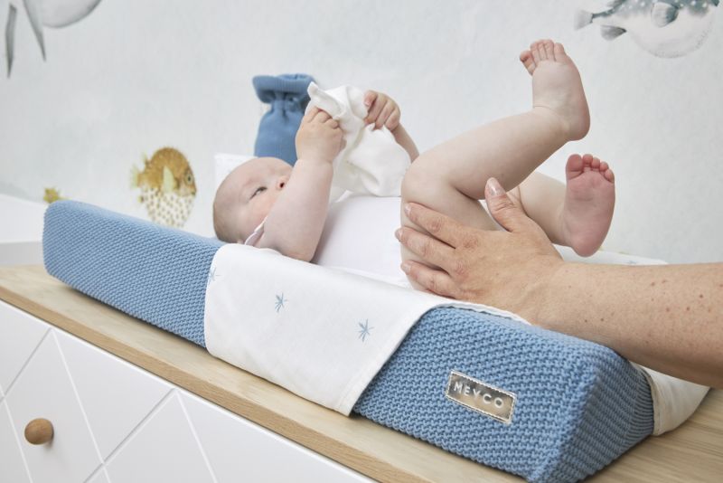 2 musselinas bambu Ibiza denim 70 x 70 cm Muslin Meyco