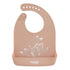 Silicone baby bib flower bunny Lille Vilde bib LIlle Vilde