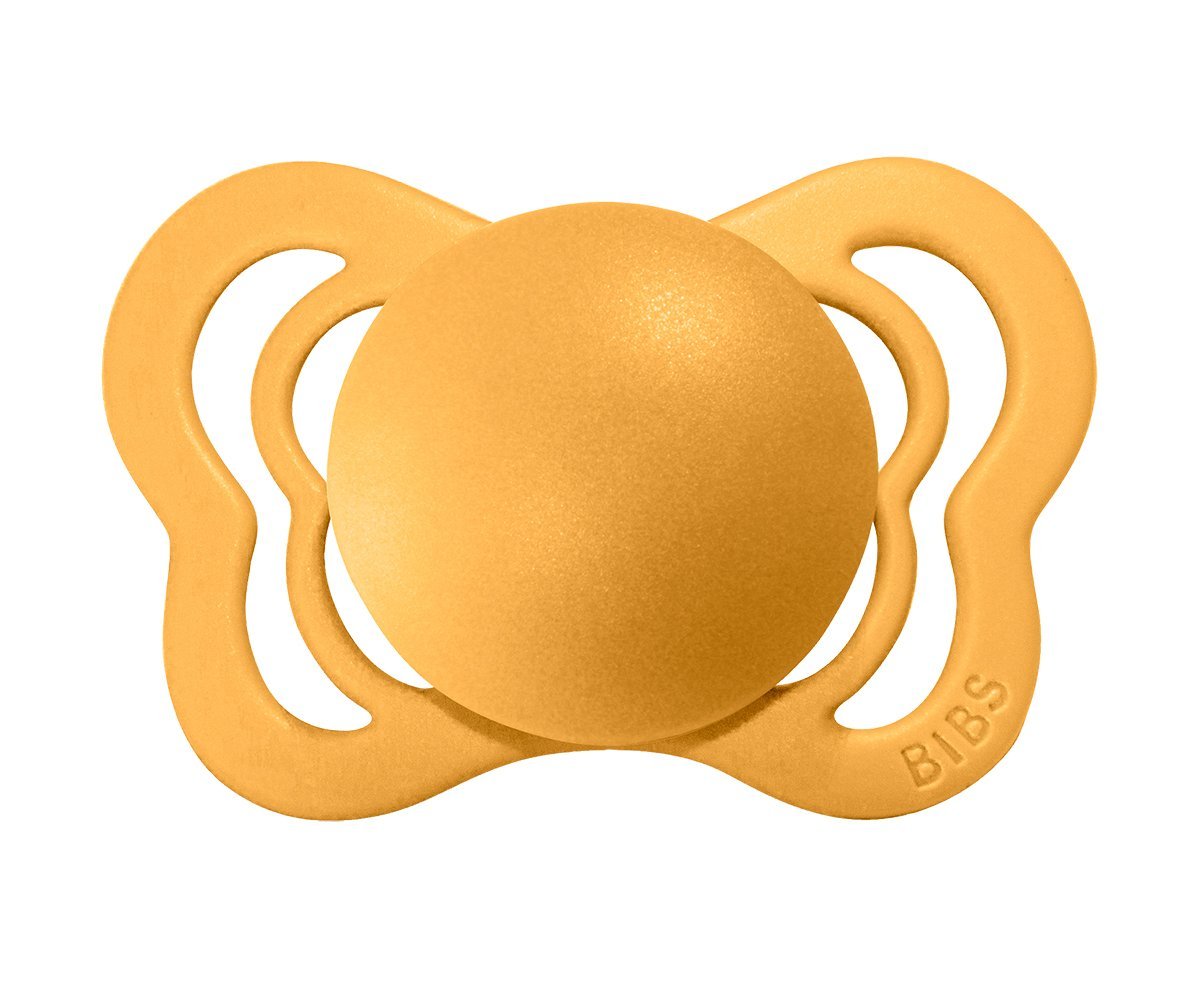 2-pack Bibs couture pacifier latex 0-6 M honey bee + olive Pacifier Bibs
