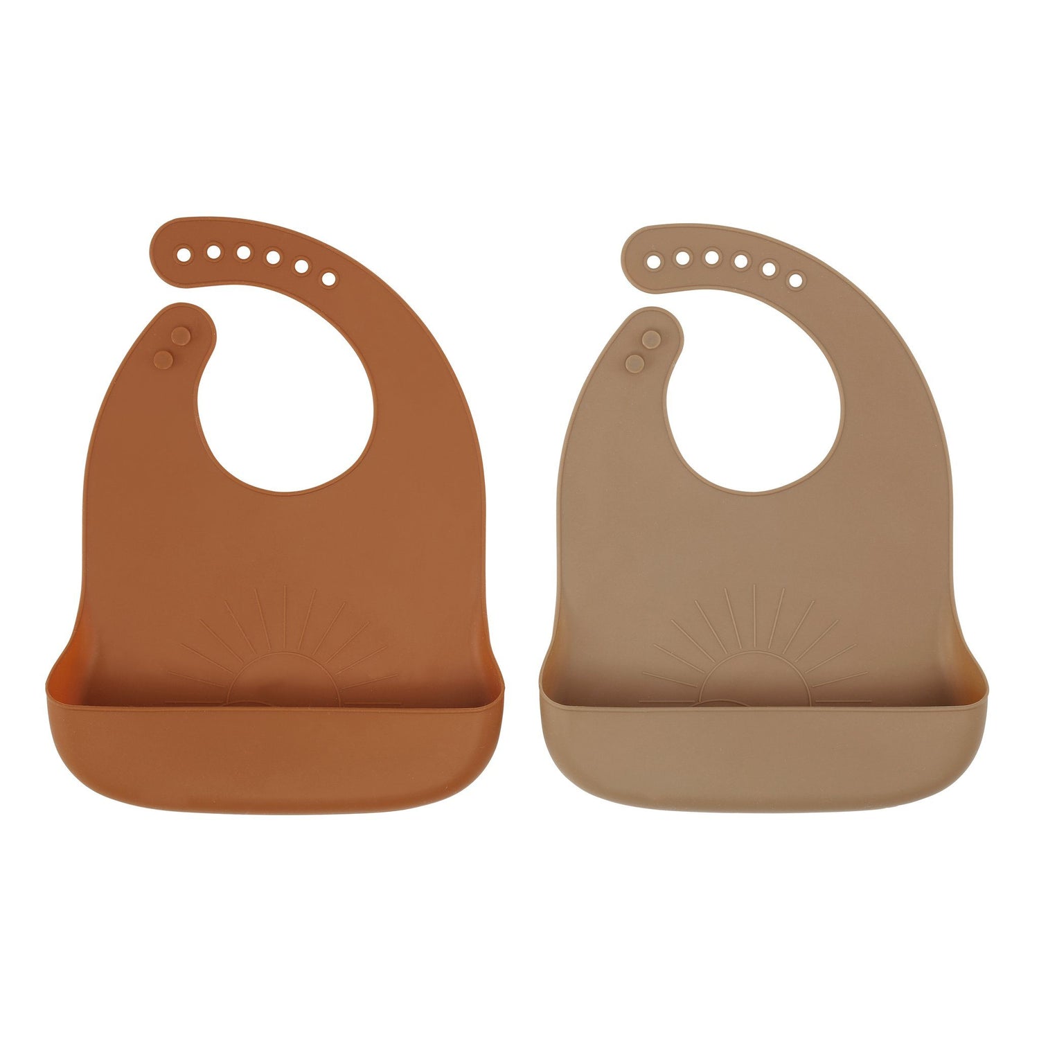 2-pack silicone baby bib sun Lille Vilde bib LIlle Vilde