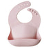 Silicone baby bib blush mushie bib mushie