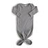 Body manga comprida c/ nó cinza melange 0-3M Bodies mushie