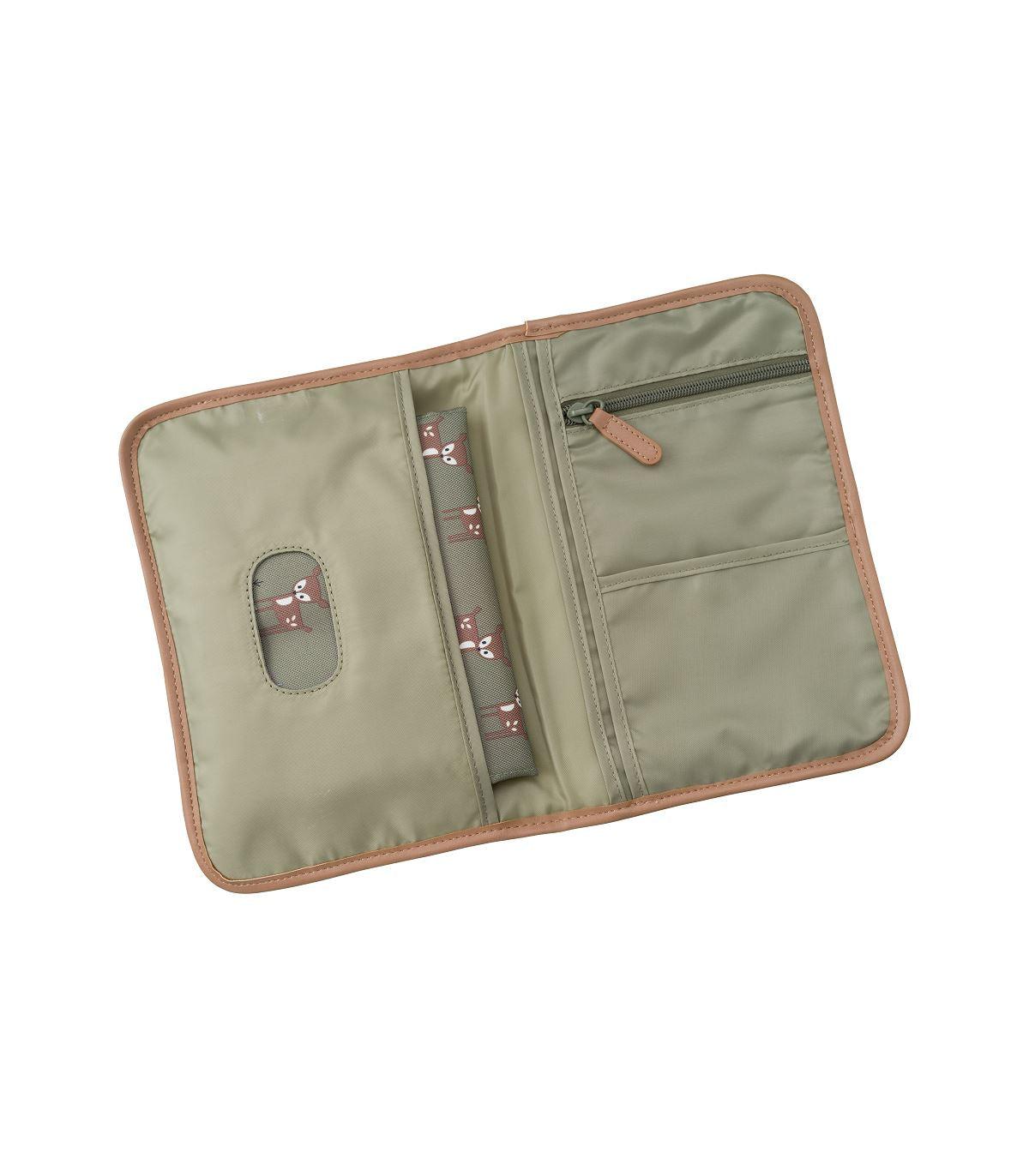 Bolsa + muda-fraldas veado verde Fresk