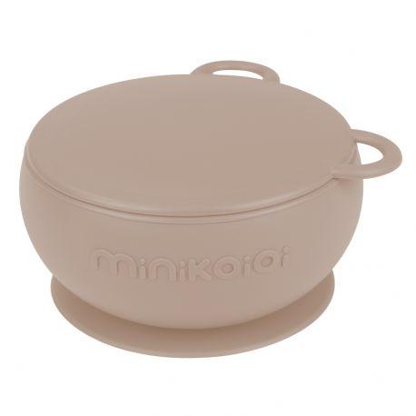 Suction bowl beige bubble Minikoioi Dinnerware minikoioi