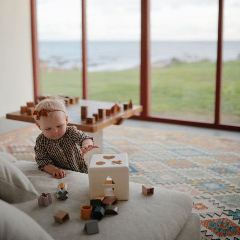 Cubo didático formas geométricas Toys mushie