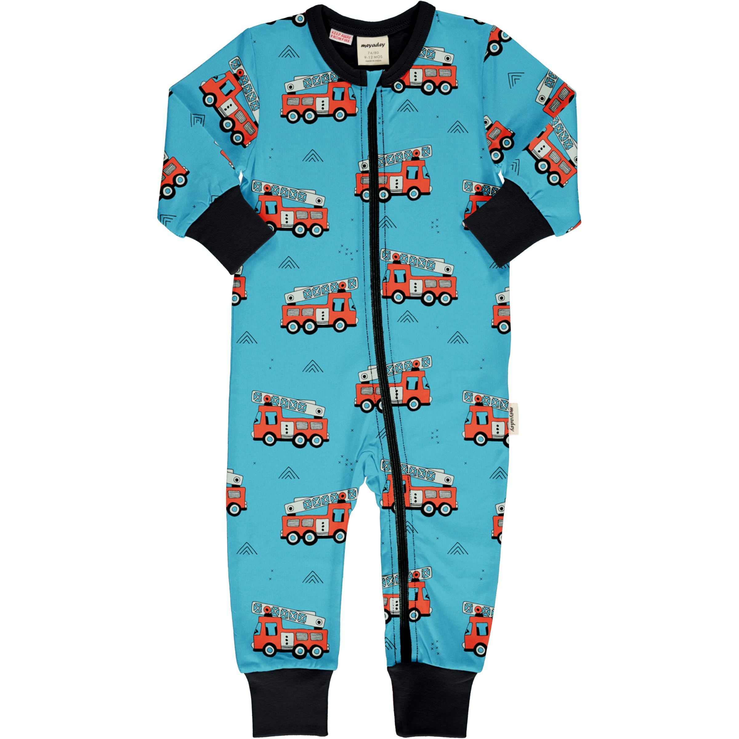 Fire trucks zipsuit Meyadey playsuit Meyadey