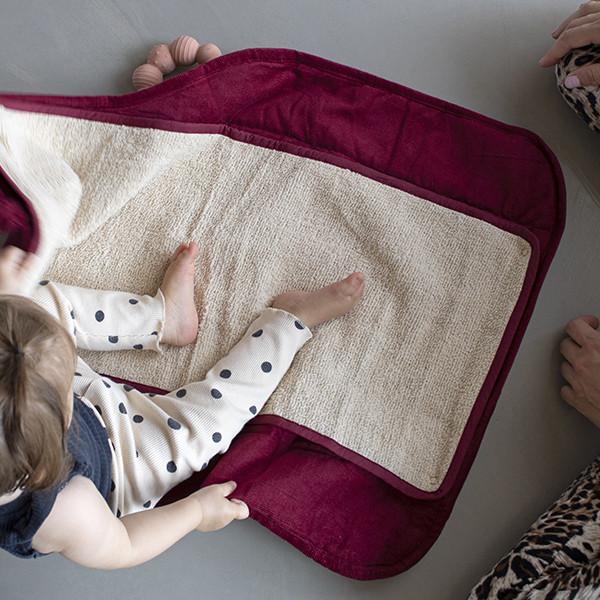 Changing pad deeply red Filibabba Toys Filibabba