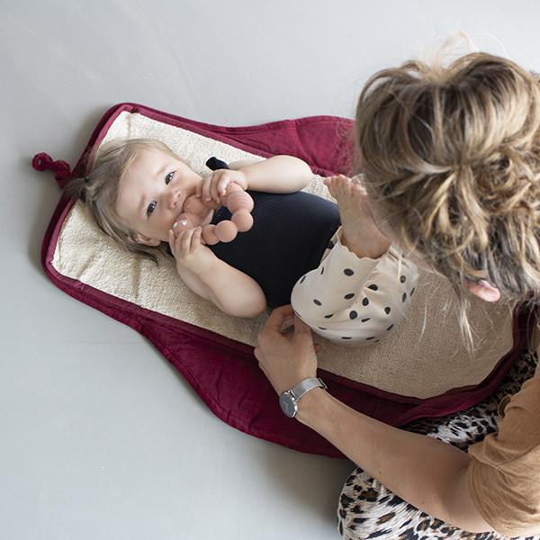 Changing pad deeply red Filibabba Toys Filibabba