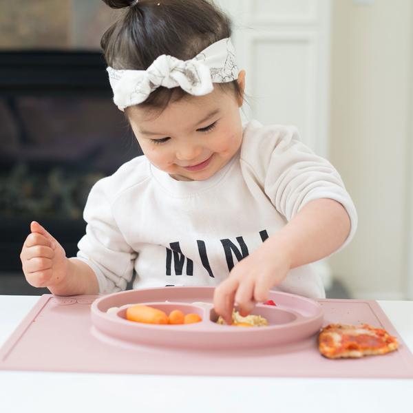 Happy mat blush ezpz dinnerware ezpz