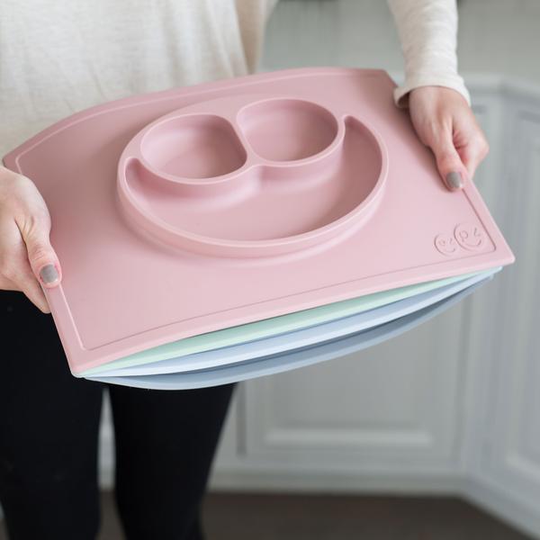 Happy mat blush ezpz dinnerware ezpz