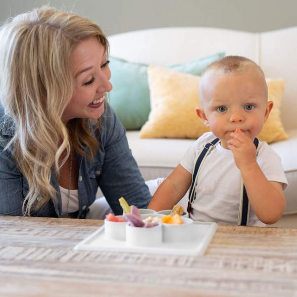 Mini play mat cream ezpz dinnerware ezpz