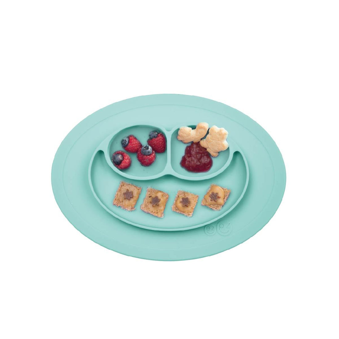 Mini mat aqua ezpz dinnerware ezpz