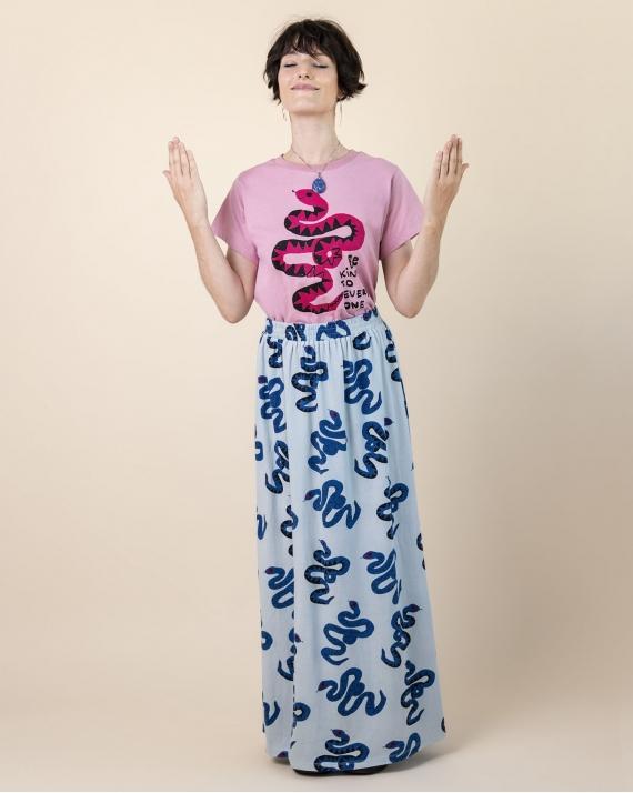 WOMAN skirt naag blue Nadadelazos Woman Nadadelazos