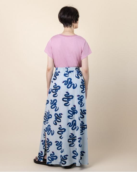 WOMAN skirt naag blue Nadadelazos Woman Nadadelazos