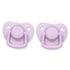 Pacifiers 2-pack light lavender 0-6M Filibabba accessories Filibabba