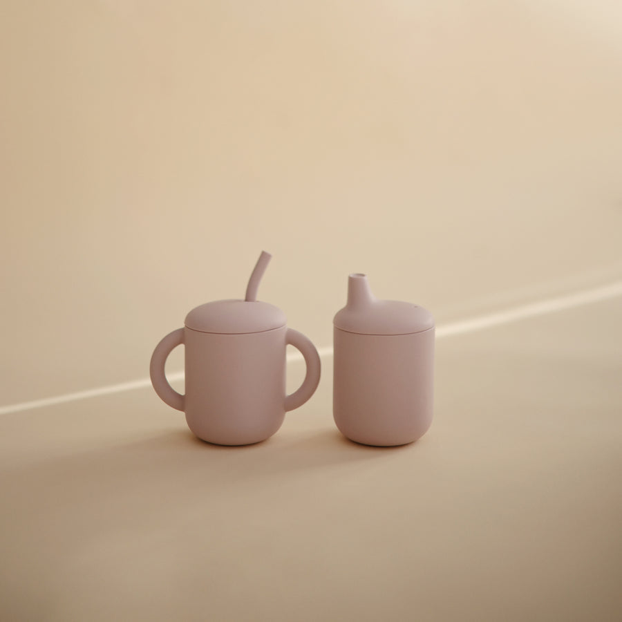 Silicone sippy cup lilac mushie meal mushie