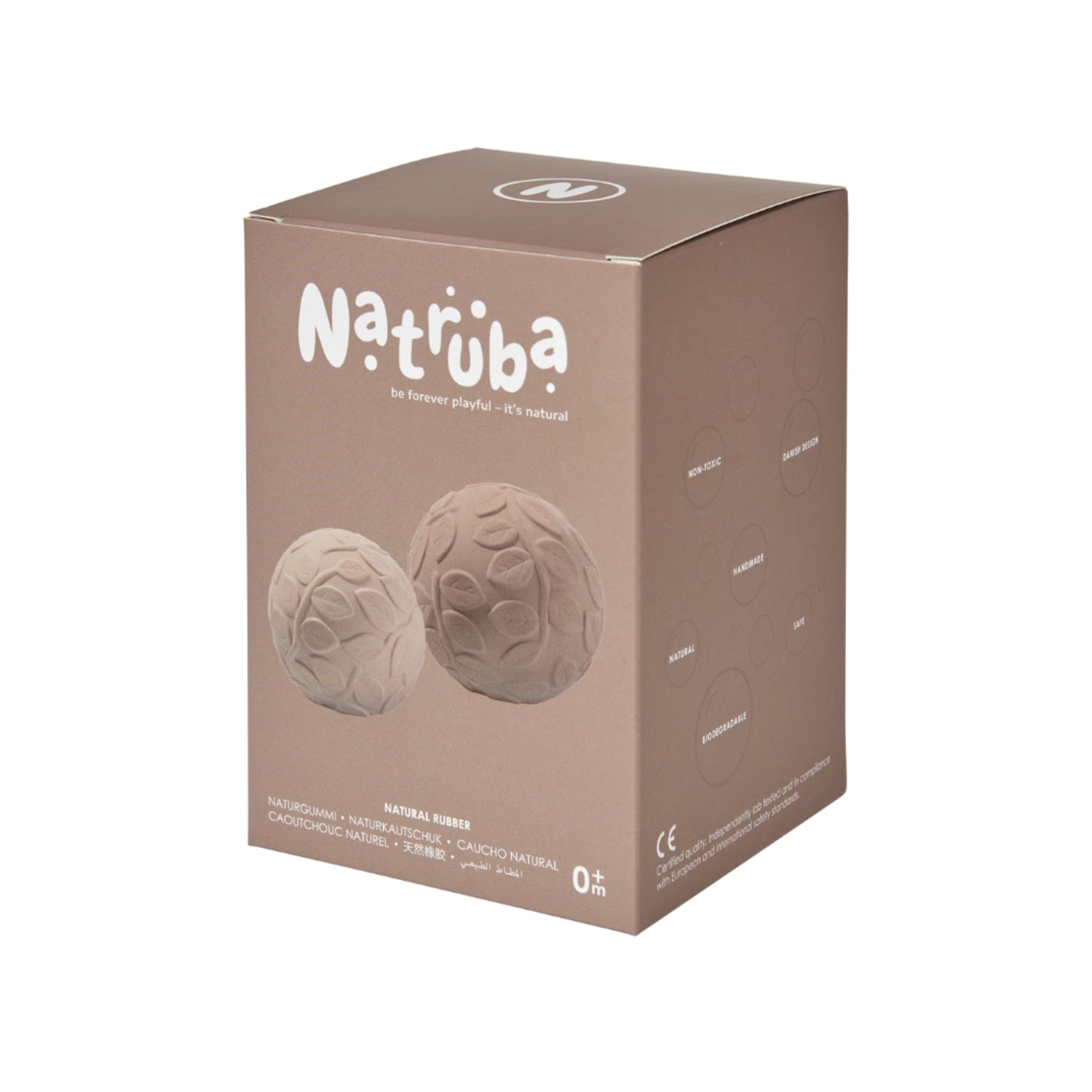 2 bolas sensoriais leaf Earth Toys Natruba