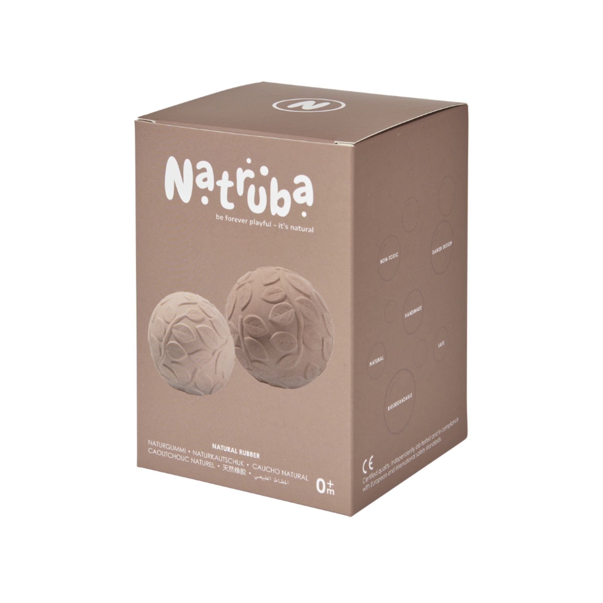 2 bolas sensoriais leaf Earth Toys Natruba