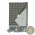 Baby blanket grid olive Fabelab Blanket Fabelab