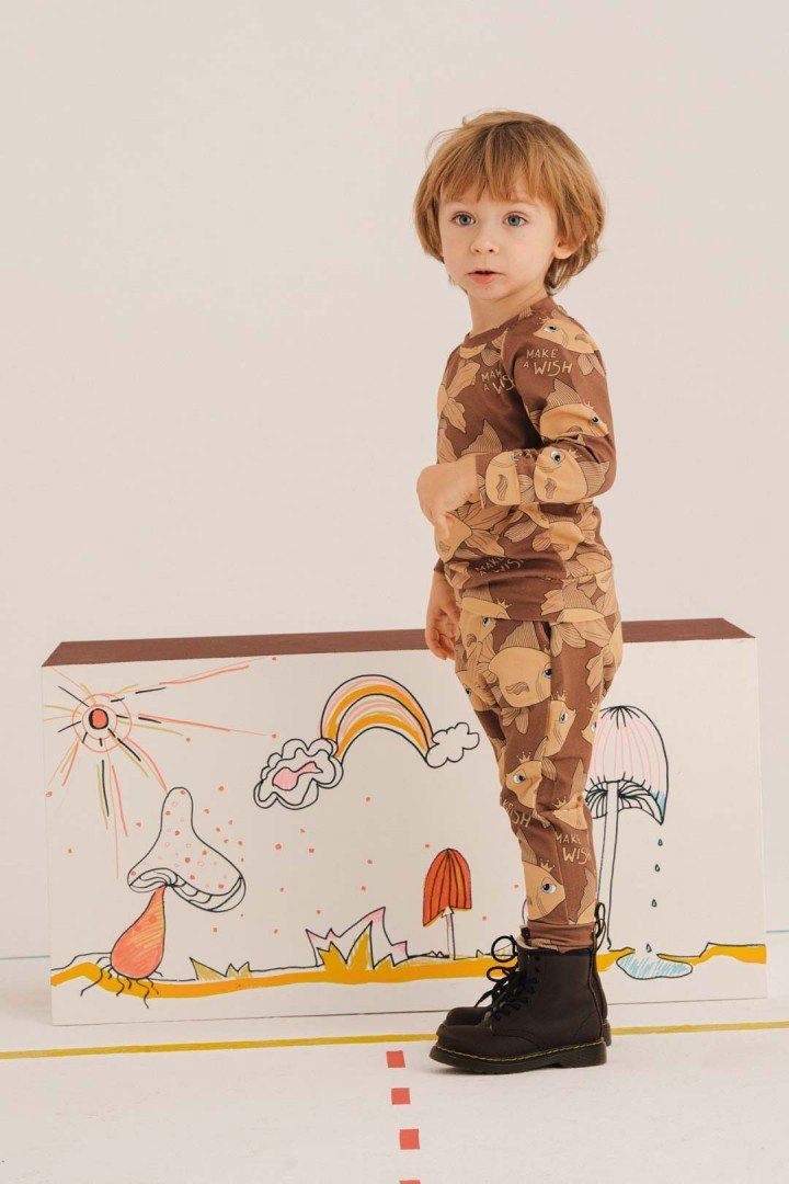 Calças goldfish brown Bottoms Dear Sophie