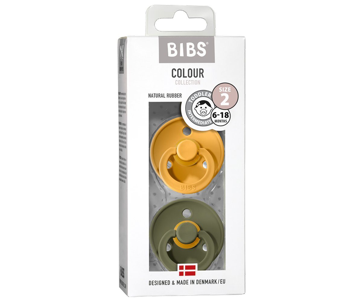 Bibs colour pacifier 0-6 M honey bee + olive Pacifier Bibs