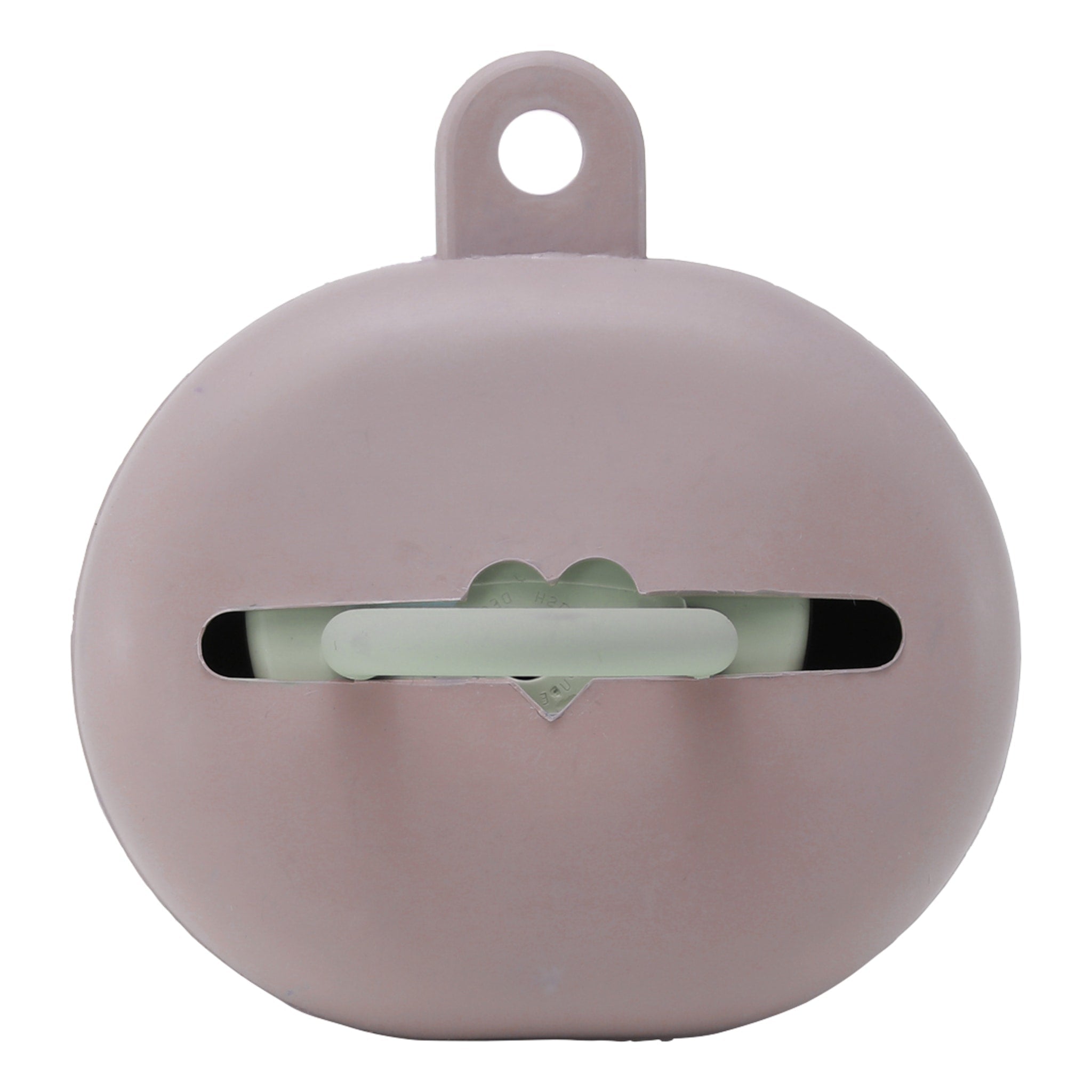 Caixa de borracha natural p/ chupetas tan beige Hevea