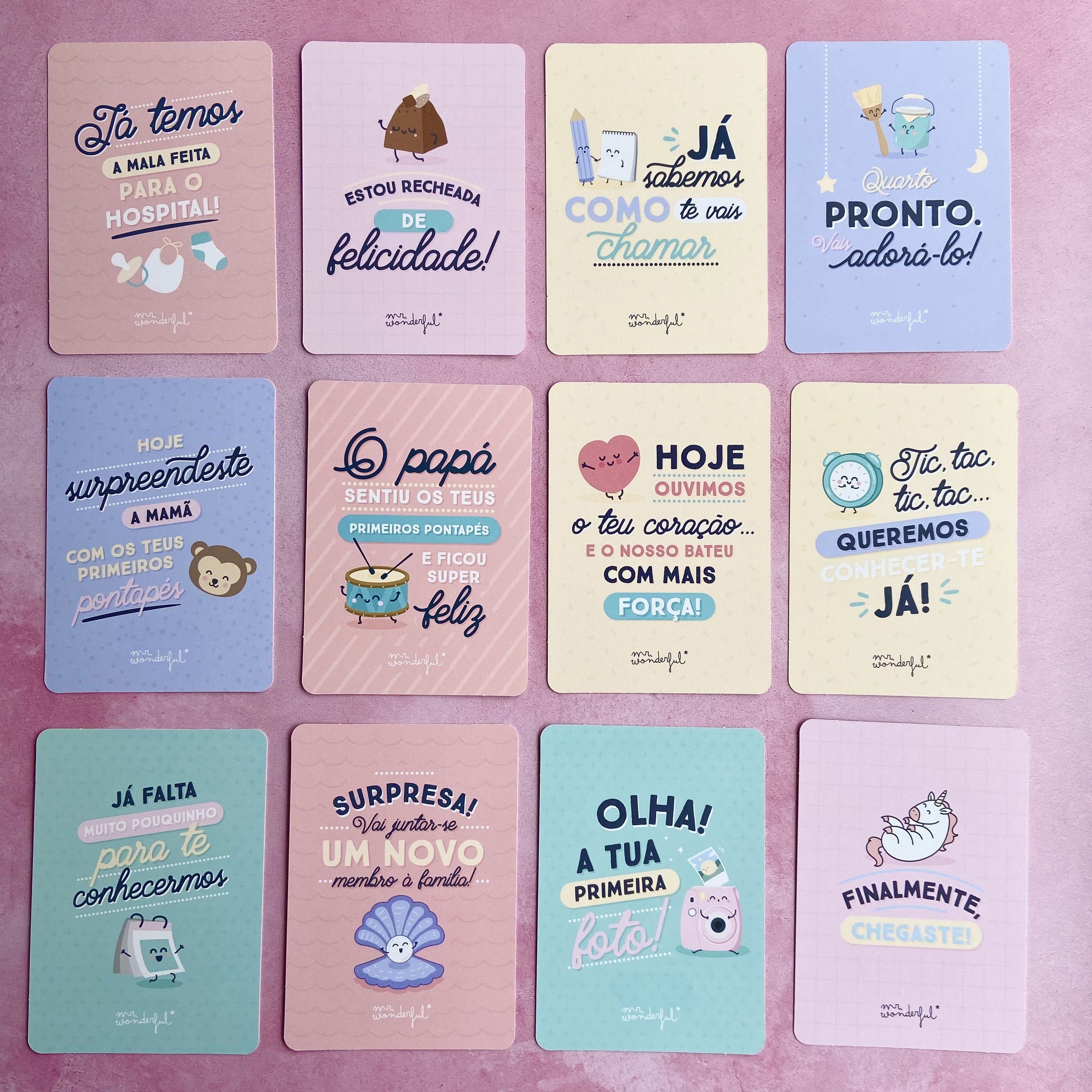 Cartões momentos especiais da minha gravidez Mr. Wonderful Album Mr Wonderful