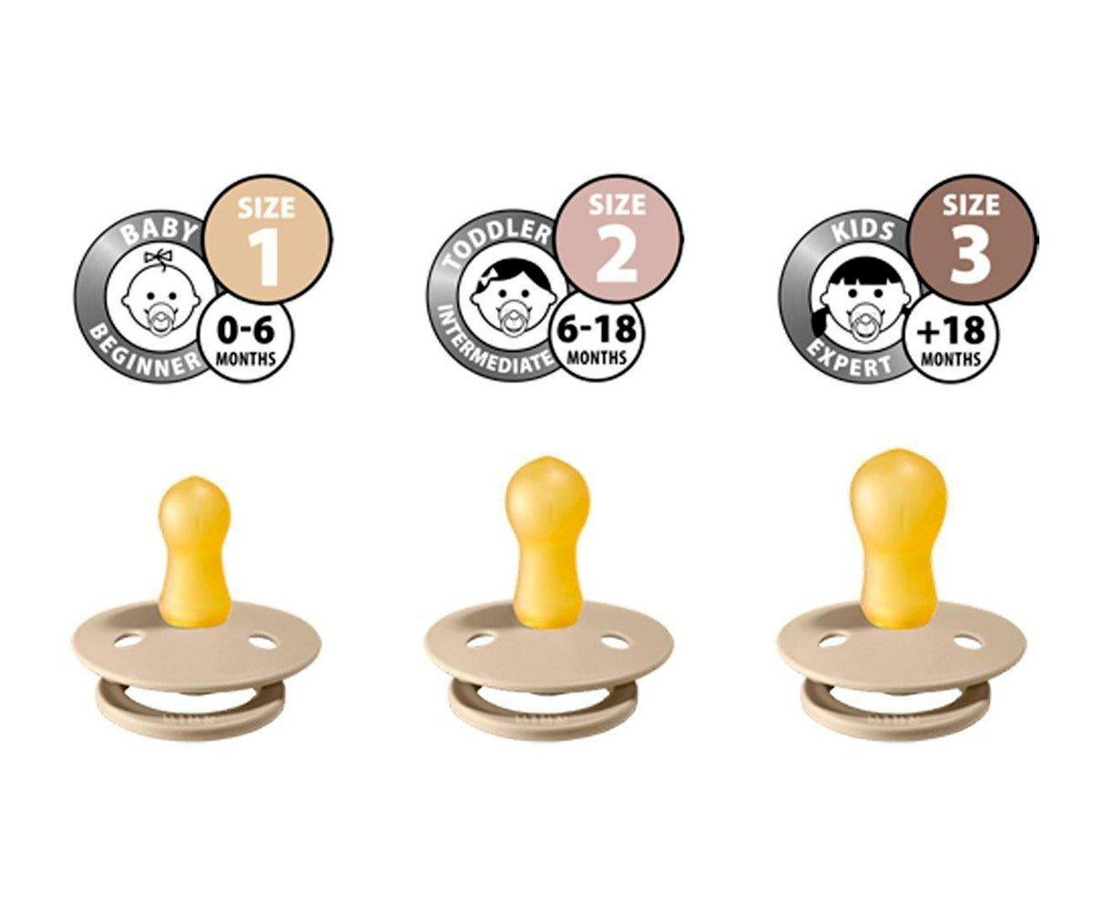 BIBS pacifier 2-pack ivory | petrol Pacifier BIBS