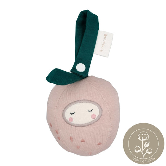 Activity toy rattle peach Fabelab Toys Fabelab