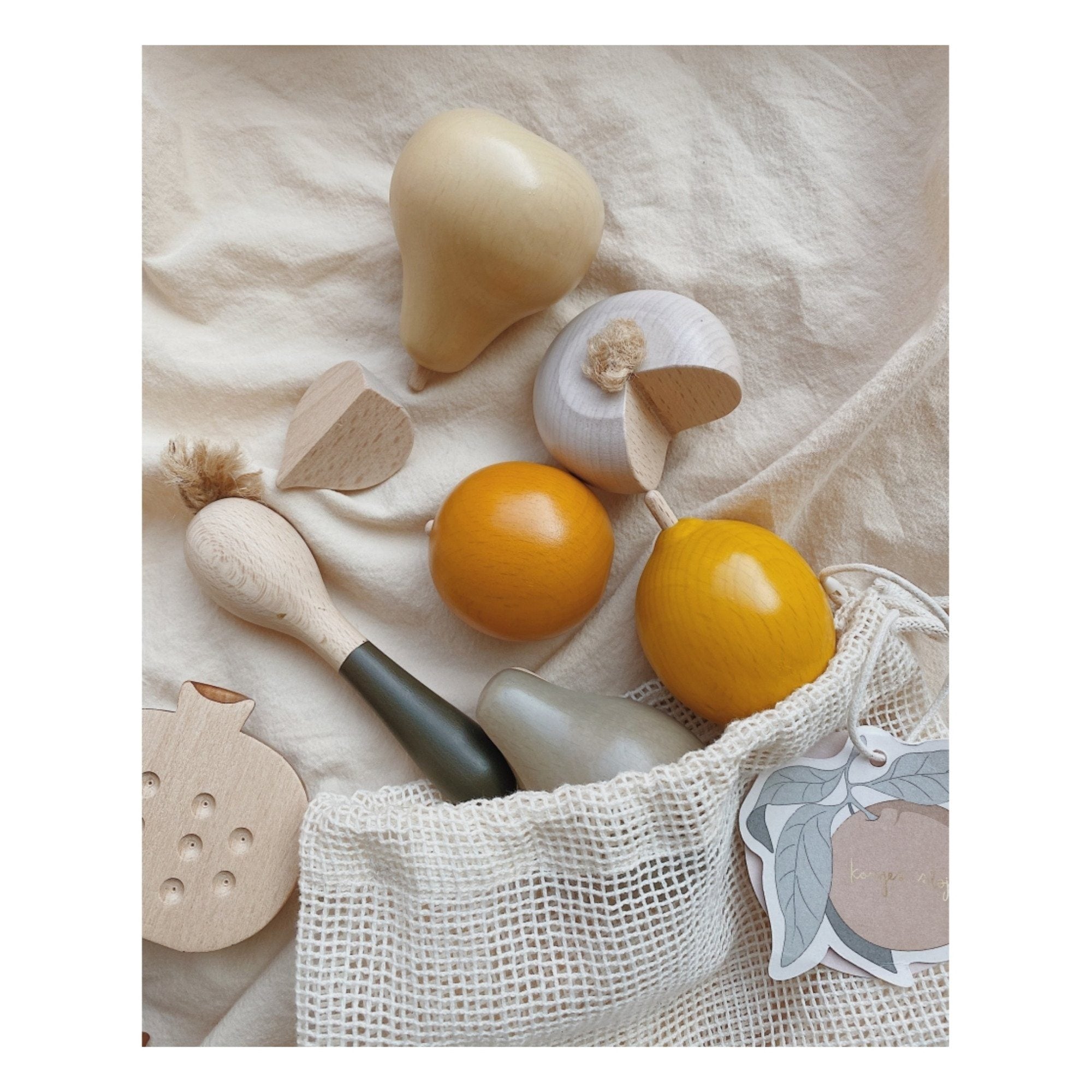Beechwood toy fruits Konges sløjd Toys Konges sløjd