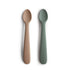 2-pack silicone feeding spoon dried thyme/natural mushie Meal mushie