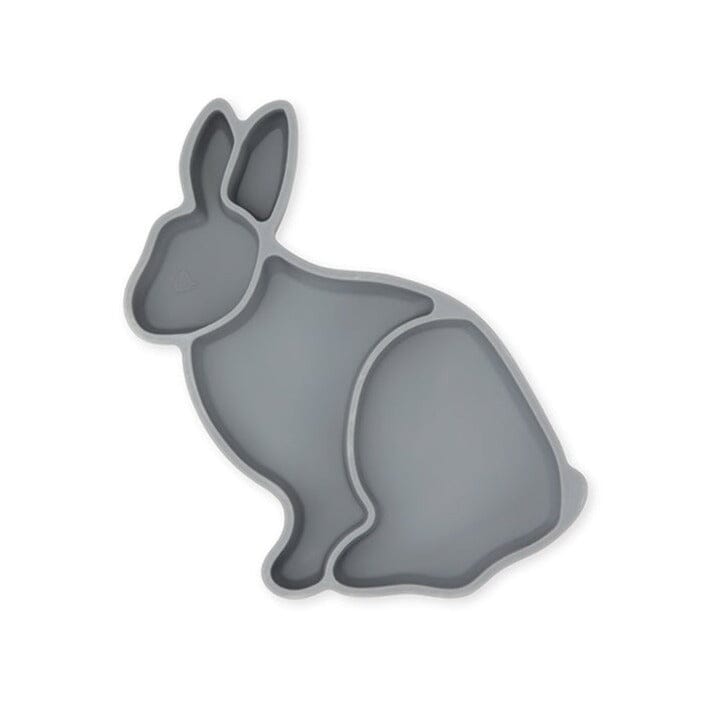 Bowl silicone bunny quarry blue Konges sløjd Meal Konges sløjd