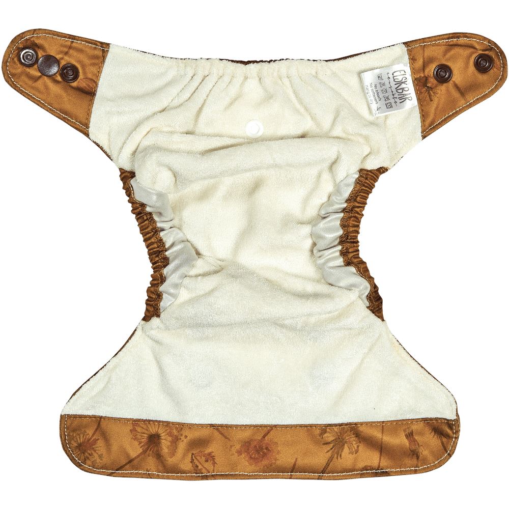 Natural newborn dandelion Elskbar Diaper Elskbar