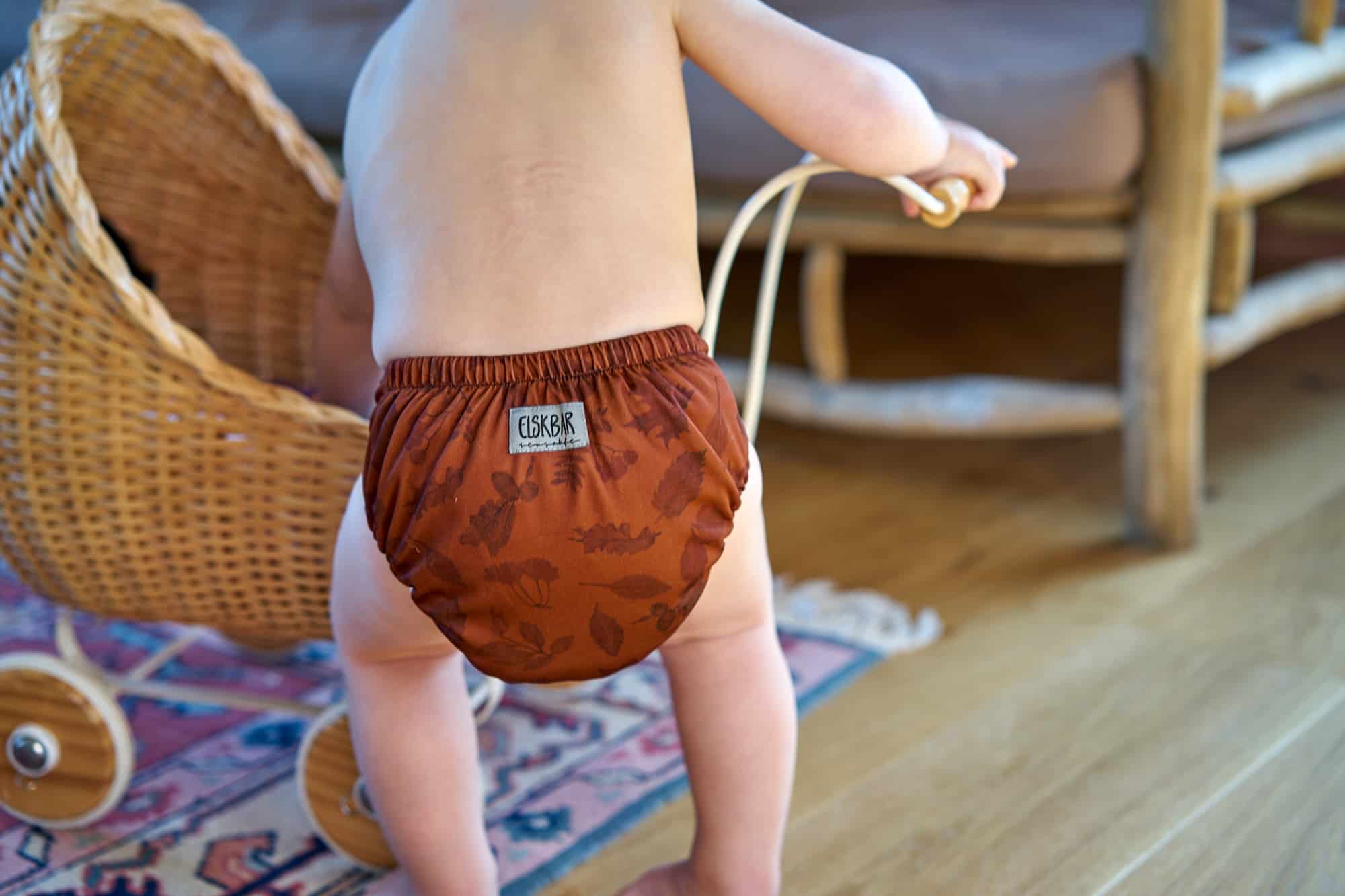 Natural snap-in leaves Elskbar Diaper Elskbar