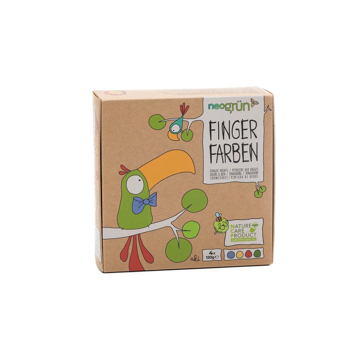 Set tintas de dedo Aki neogrun Toys neogrun