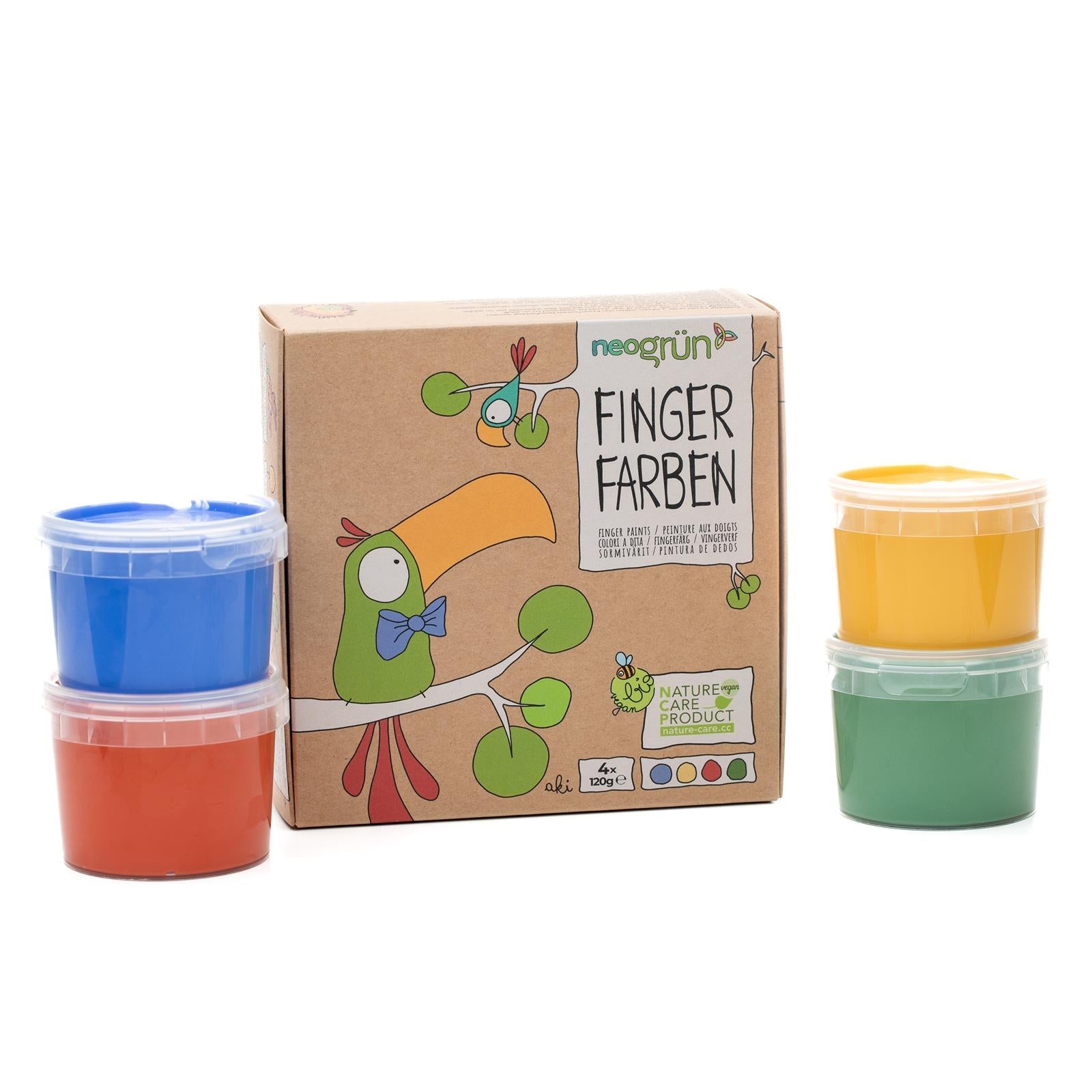 Set tintas de dedo Aki neogrun Toys neogrun