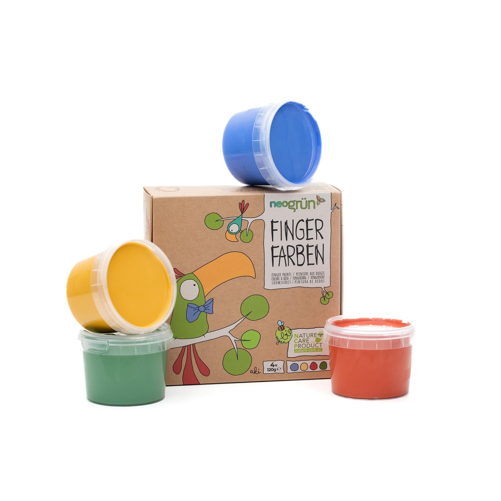Set tintas de dedo Aki neogrun Toys neogrun