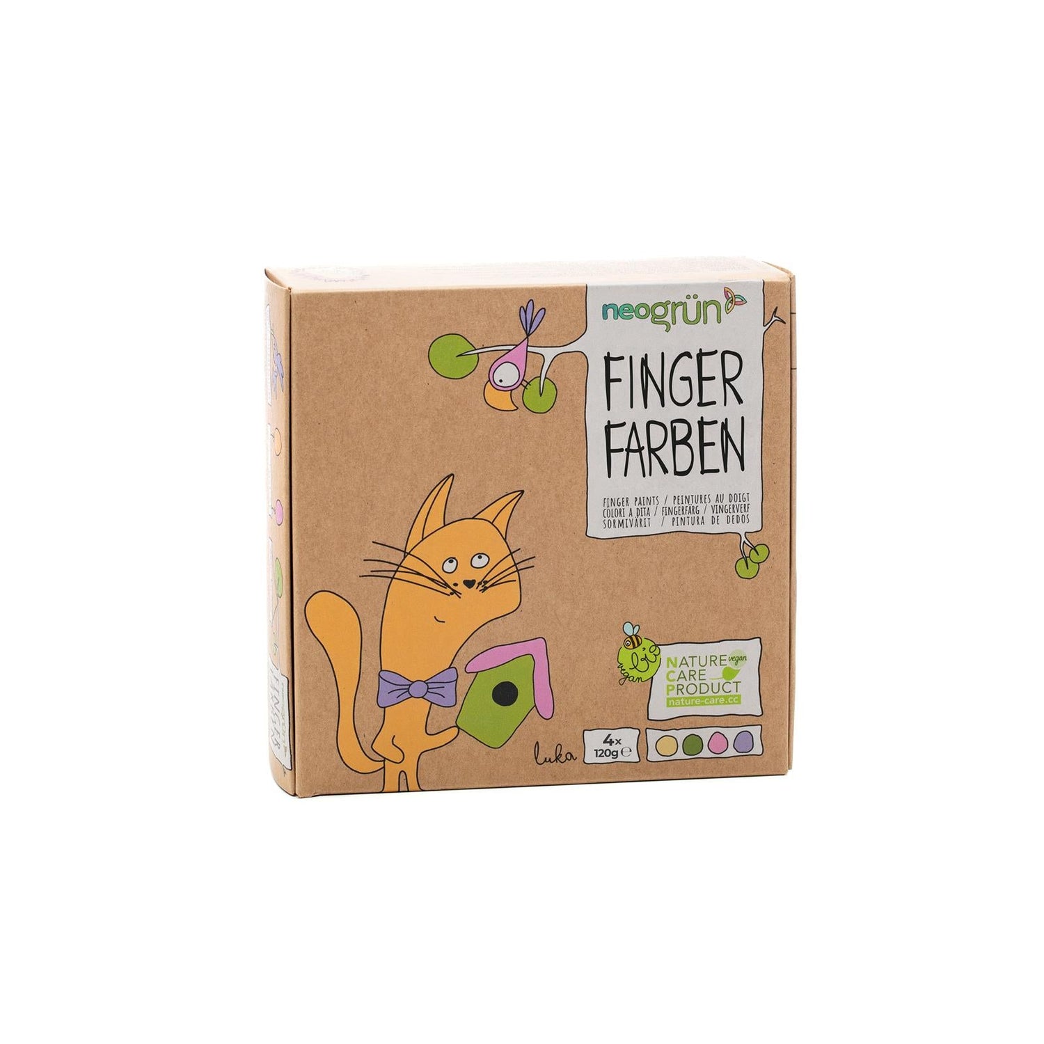 Set tintas de dedo Luka neogrun Toys neogrun