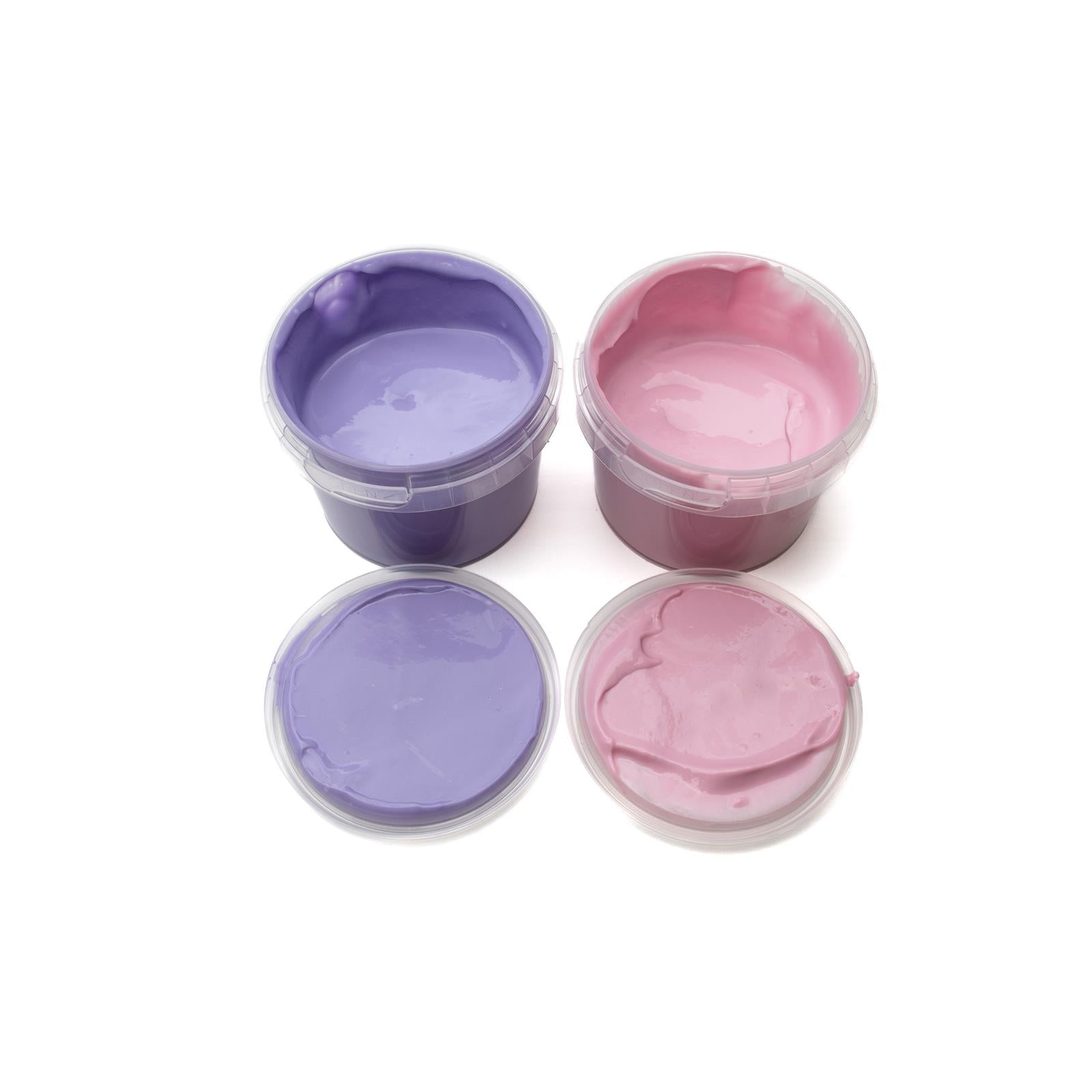 2x tinta de dedo 120 g rosa + violeta neogrun Toys neogrun