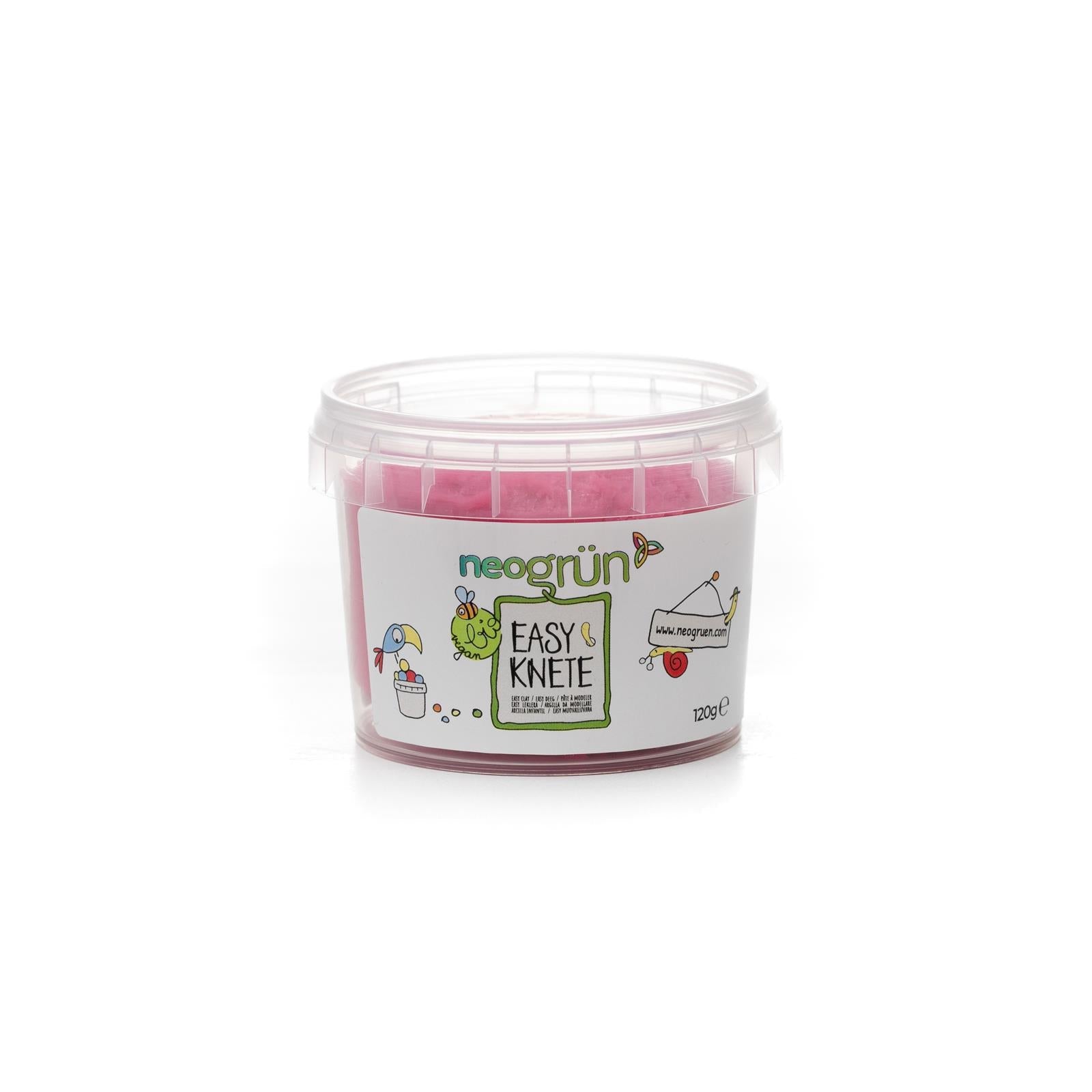 Plasticina rosa 120g neogrun Toys neogrun