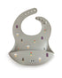 Babete de silicone gelado cinza dinnerware Noui Noui
