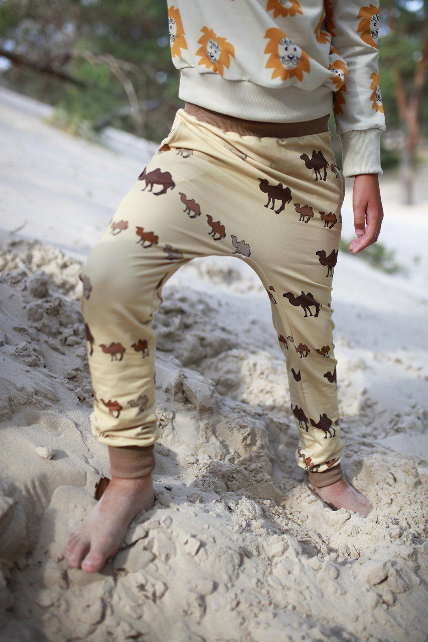 Joggers with pockets camel Malinami Bottoms Malinami